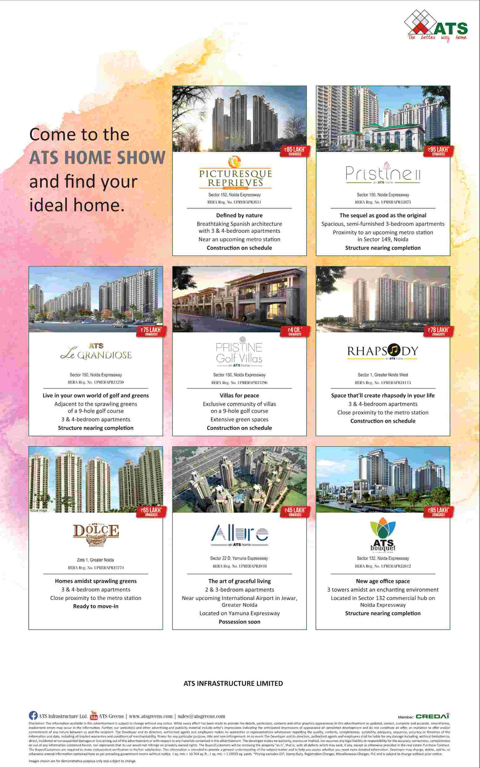 Come to the ATS Home Show and find your ideal home